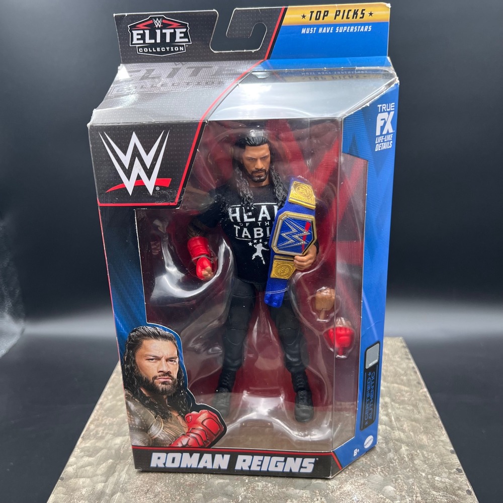 WWE Elite Collection  Top Picks Roman Reigns Action Figure  Champion HKN55